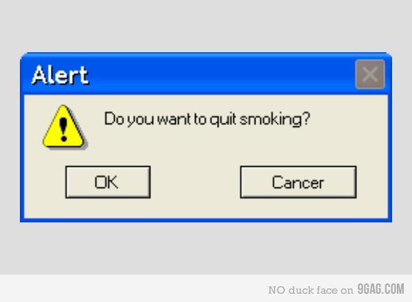 Do you want to quit smoking? Ok or Cancer